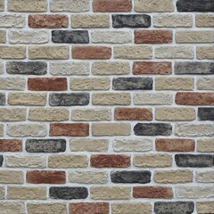 Изображение товара Искусственный камень Monte Alba Честер Брик микс (38 шт.=0,536 кв.м)