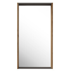 Зеркало с полкой прямоугольное 43,8х82 см в раме дуб крафт АСБ-Мебель Агата (80043) - фото 4