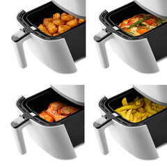 Аэрогриль Kitfort КТ-2217 черный/белый - фото 4