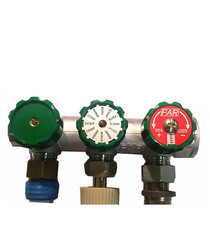 Коллектор Far 1 ВР(г) х 4 выхода 3/4 НР(ш) х 1 НР(ш) регулируемый (FK 3824 134 TP) - фото 6