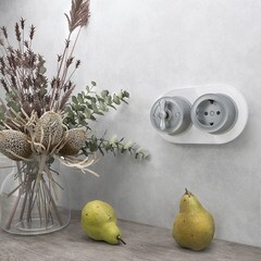 Розетка Werkel Ретро накладная матовый хром (a044922) - фото 5