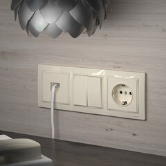 Розетка компьютерная Werkel встраиваемая слоновая кость RJ45 (a051467) - фото 4