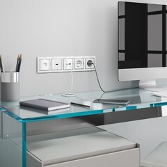 Розетка Werkel встраиваемая белая со шторками (a051139) - фото 10