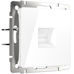 Изображение товара Розетка телефонная Werkel встраиваемая белая RJ11 (a051123)