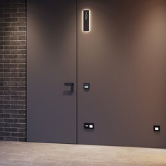 Кнопка звонка для отелей Werkel встраиваемая белая с индикацией (a054308) - фото 4