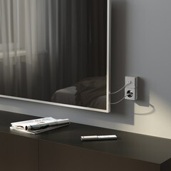 Розетка телевизионная Werkel Gallant накладная серебряная (a052778) - фото 2