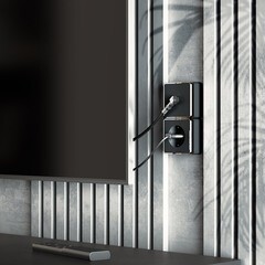 Розетка телевизионная Werkel Gallant накладная черная (a050969) - фото 6