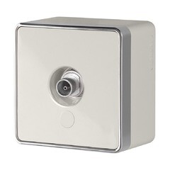 Изображение товара Розетка телевизионная Werkel Gallant накладная слоновая кость (a036787)