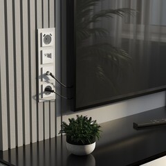 Розетка компьютерная Werkel встраиваемая белая матовая 2хRJ45 (a062408) - фото 2