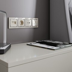 Выключатель Werkel двухклавишный встраиваемый слоновая кость с подсветкой (a051471) - фото 4