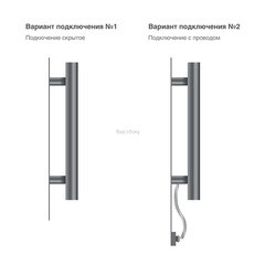 Полотенцесушитель электрический MyFrea MyMadrid с полкой 600х500 мм 99 Вт с терморегулятором хром - фото 9