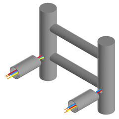 Полотенцесушитель электрический MyFrea MyMadrid 800х500 мм 103 Вт с терморегулятором хром - фото 10