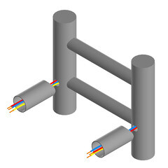 Полотенцесушитель электрический MyFrea MyMadrid 600х400 мм 62 Вт с терморегулятором белый - фото 10