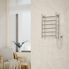 Полотенцесушитель электрический MyFrea MyVenice 600х400 мм 56 Вт хром - фото 2