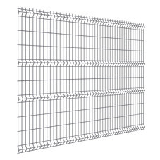 Секция заборная 3D Light 2030х2500 мм d3,5 мм ячейка 55х200 мм графитовый серый RAL 7024 Grand Line