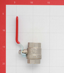 Кран шаровой латунный Valtec Base 1 ВР(г) х 1 ВР(г) ручка прямой (VT.214.N.06) - фото 2