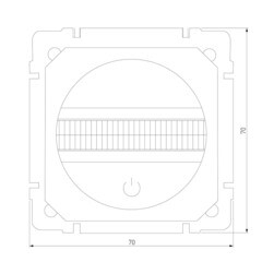 Датчик движения Werkel встраиваемый черный матовый (a054898) - фото 4