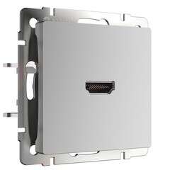 Изображение товара Розетка HDMI Werkel встраиваемая серебряная (a039268)