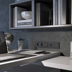 Розетка акустическая Werkel встраиваемая черная (a052041) - фото 2