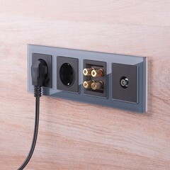 Розетка Werkel встраиваемая черная матовая с 2хUSB-А (a051617) - фото 5