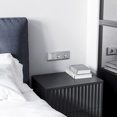 Выключатель Werkel двухклавишный встраиваемый серебряный матовый проходной (a063611) - фото 2