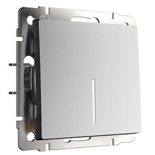 Выключатель Werkel одноклавишный встраиваемый серебряный матовый (a063607)