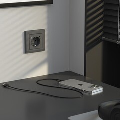 Рамка Werkel Stark одноместная графит матовая (a063115) - фото 2