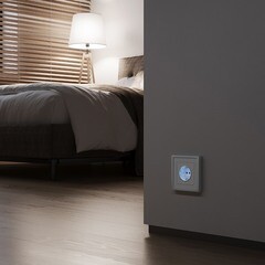 Розетка Werkel встраиваемая белая матовая с подсветкой (a062405) - фото 4