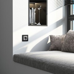 Рамка Werkel Senso одноместная черная (a064572) - фото 2