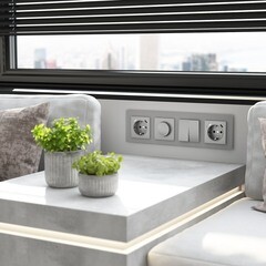 Рамка Werkel Senso четырехместная серебряная (a064571) - фото 3