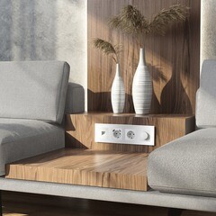 Рамка Werkel Senso четырехместная белая (a064567) - фото 3