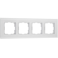 Изображение товара Рамка Werkel Senso четырехместная белая (a064567)