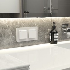 Рамка Werkel Senso двухместная белая (a064565) - фото 3