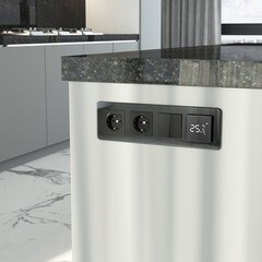 Рамка Werkel Elite четырехместная черная (a063822) - фото 3