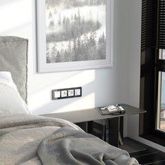 Рамка Werkel Elite четырехместная черная (a063822) - фото 2