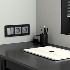 Рамка Werkel Elite трехместная черная (a063821) - фото 3