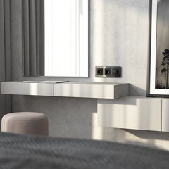 Рамка Werkel Elite трехместная черная (a063821) - фото 2