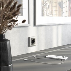 Рамка Werkel Stark одноместная серебряная матовая (a063453) - фото 3