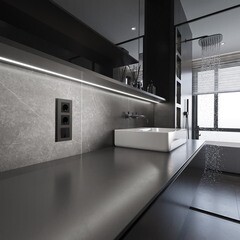 Рамка Werkel Slab трехместная бронза матовая (a062814) - фото 3