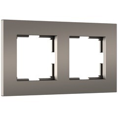 Изображение товара Рамка Werkel Slab двухместная бронза матовая (a062812)