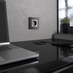 Рамка Werkel Slab одноместная бронза матовая (a062810) - фото 3