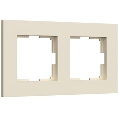 Изображение товара Рамка Werkel Slab двухместная айвори софт (a062806)