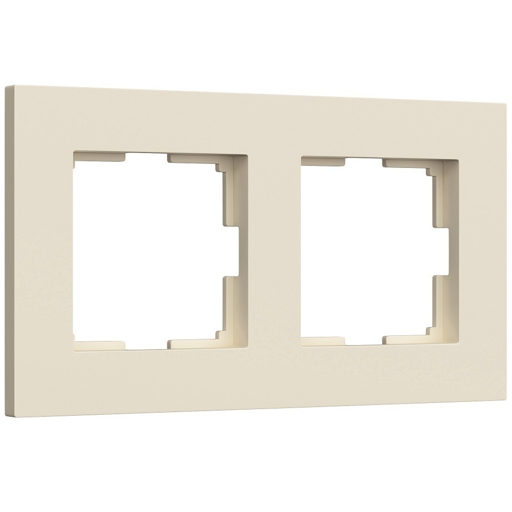 Изображение товара Рамка Werkel Slab двухместная айвори софт a062806