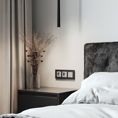 Рамка Werkel Slab трехместная черная софт (a062801) - фото 3