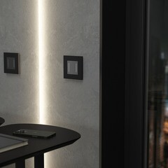 Рамка Werkel Slab одноместная черная софт (a062799) - фото 3