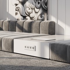 Рамка Werkel Slab четырехместная белая софт (a062797) - фото 3