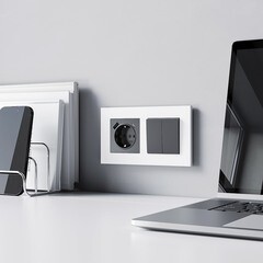 Рамка Werkel Slab двухместная белая софт (a062795) - фото 2