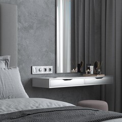 Рамка Werkel Baguette четырехместная белая/серебро (a062782) - фото 2