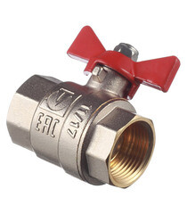 Кран шаровой латунный Valtec Base 3/4 ВР(г) х 3/4 ВР(г) бабочка прямой (VT.217.N.05) - фото 5