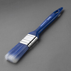 Кисть плоская искусственная щетина пластиковая ручка Beorol 30х15 мм для красок и антисептиков на водной основе - фото 2